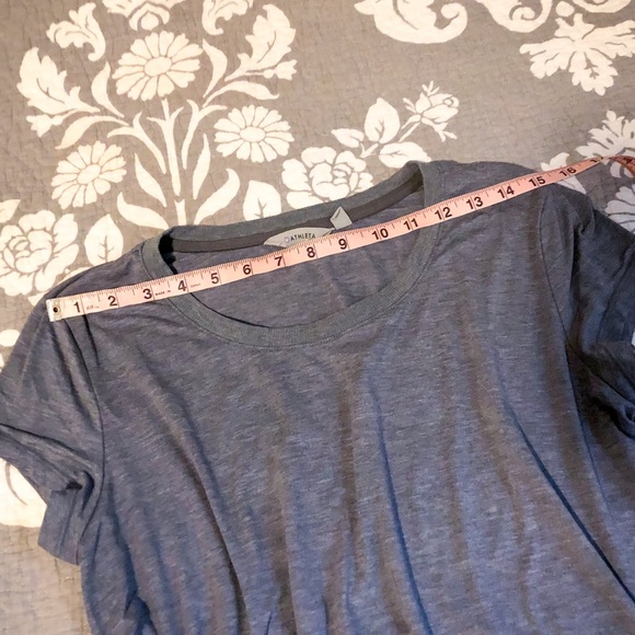 SOLD***Athleta- Grey Knee Length Cinched Dress - Picture 5 of 9